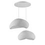 2-Flammig Wabi Sabi Grainbeams Pendelleuchte Weiß 6