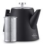 Teekanne Edelstahl Schwarz 1L 0