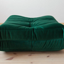 Togo Ottoman Emerald Green Velvet 5