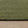 Round Rug Synthetic Khaki Green 200x200 cm 3