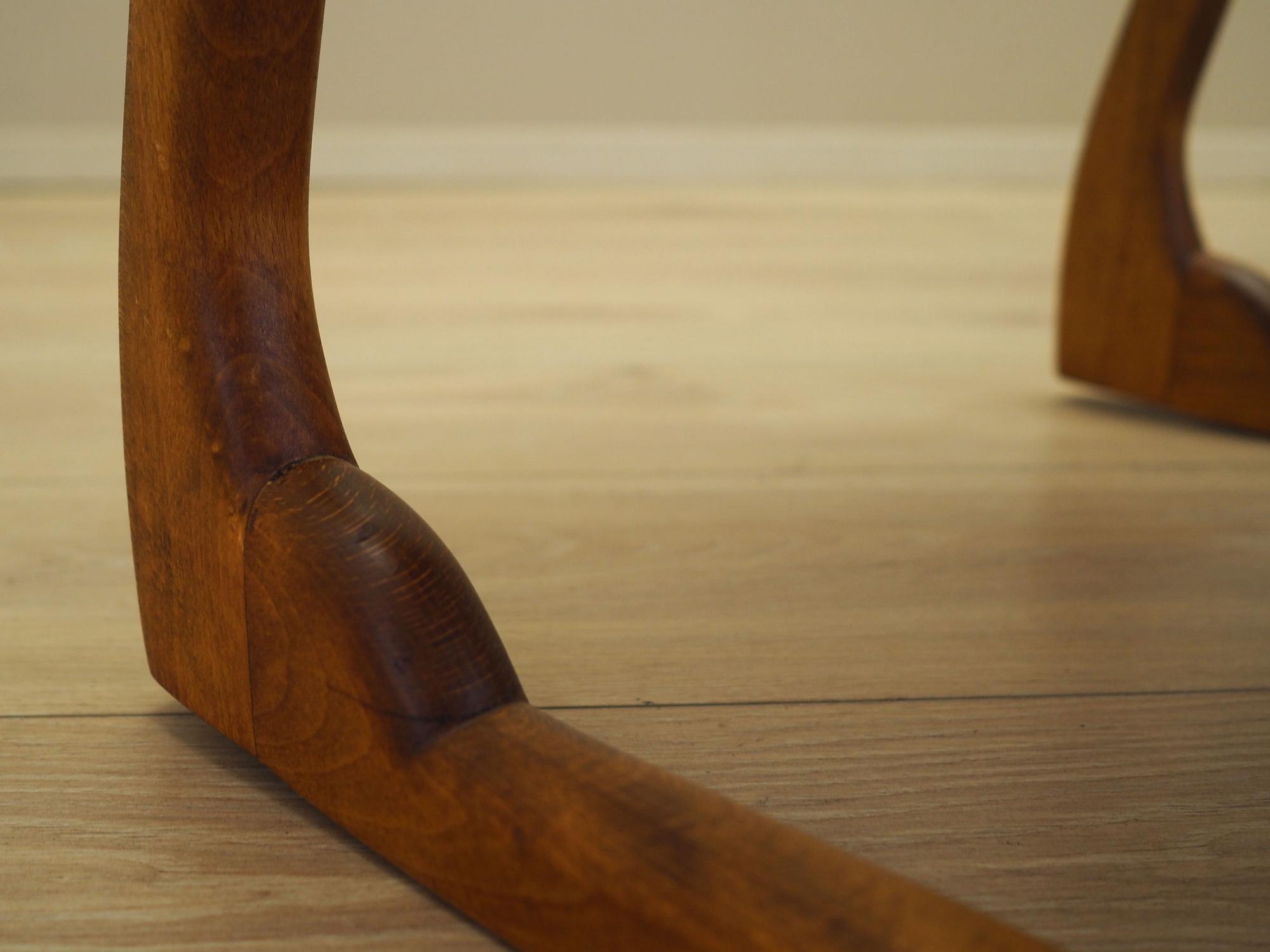 4x Dining chair Beech wood 1950s 6