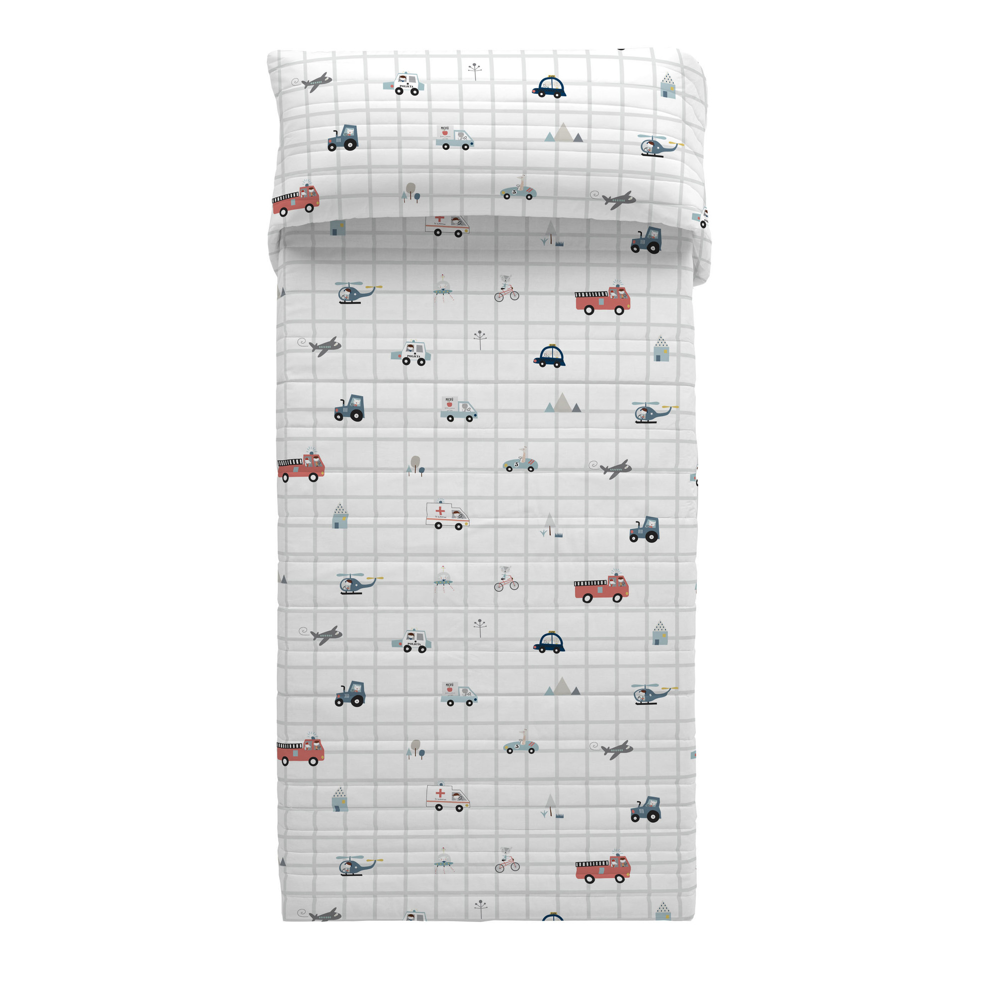 Bettwäsche Baumwolle Mehrfarbig 105cm 3