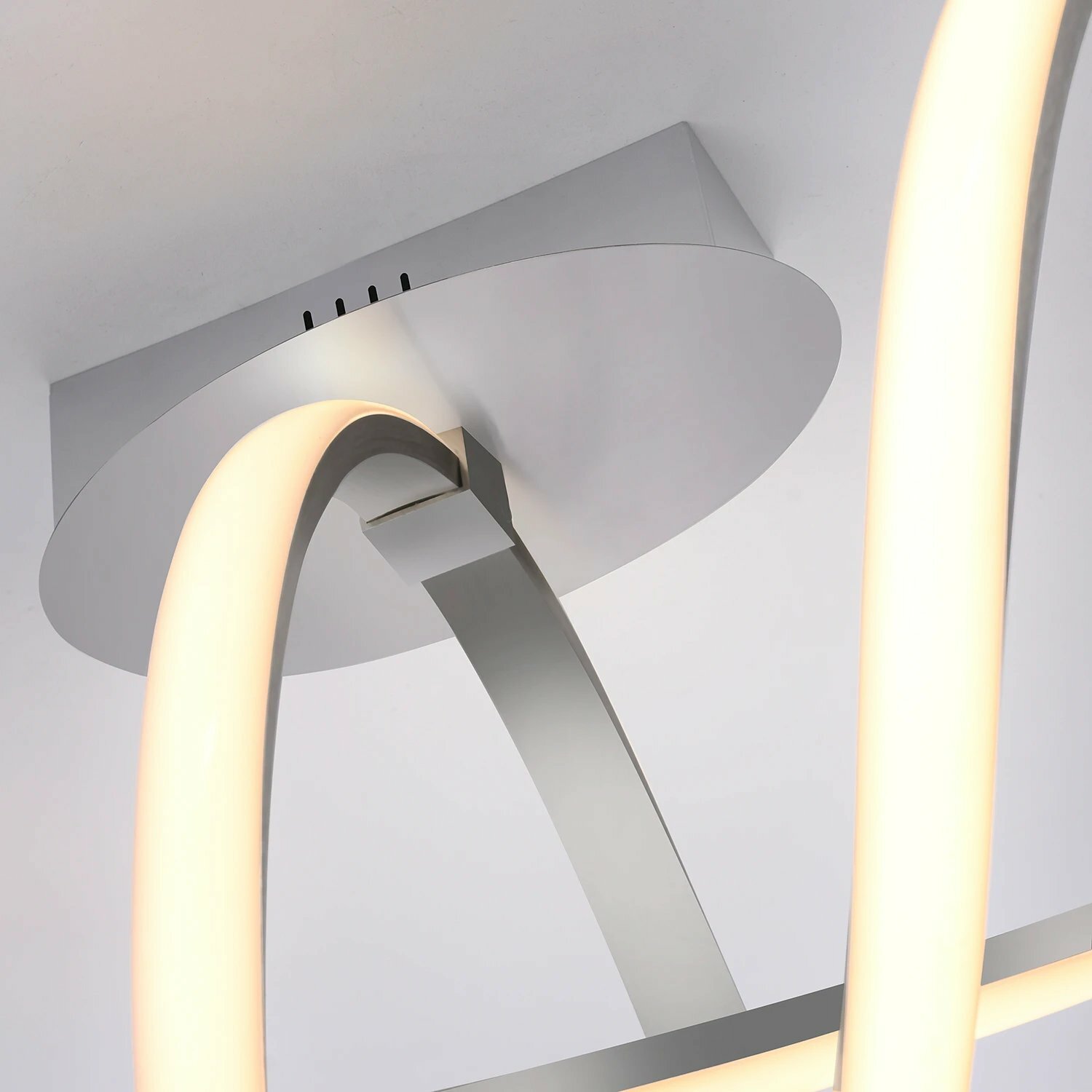 LED ceiling light 1-flame Metal White 4