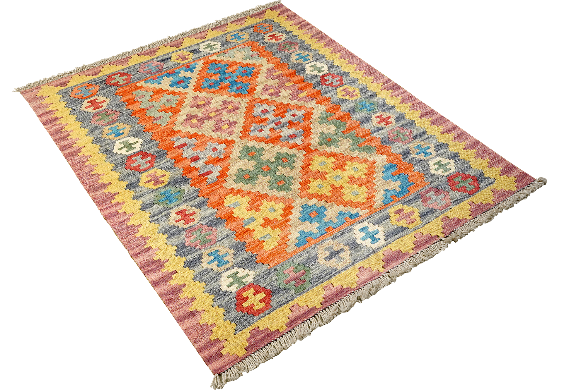 Kilim Gashgai Teppich Mehrfarbig 2