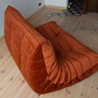 Togo Sofa 2-seater velvet amber-orange 4