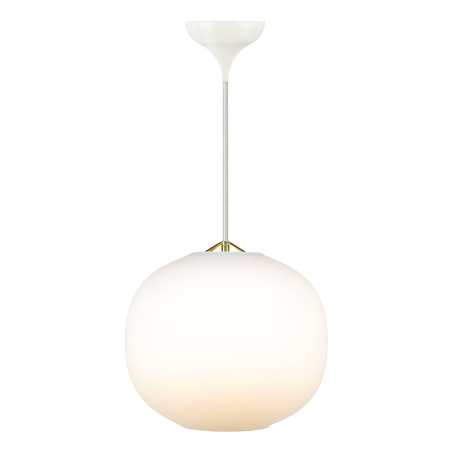 Pendelleuchte Navone Messing Opalglas Weiß Ø 30cm 4