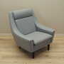 Armchair Textile Wood Grey 1970s 9