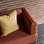 Block Sofa 2-Sitzer Rotbraun 4
