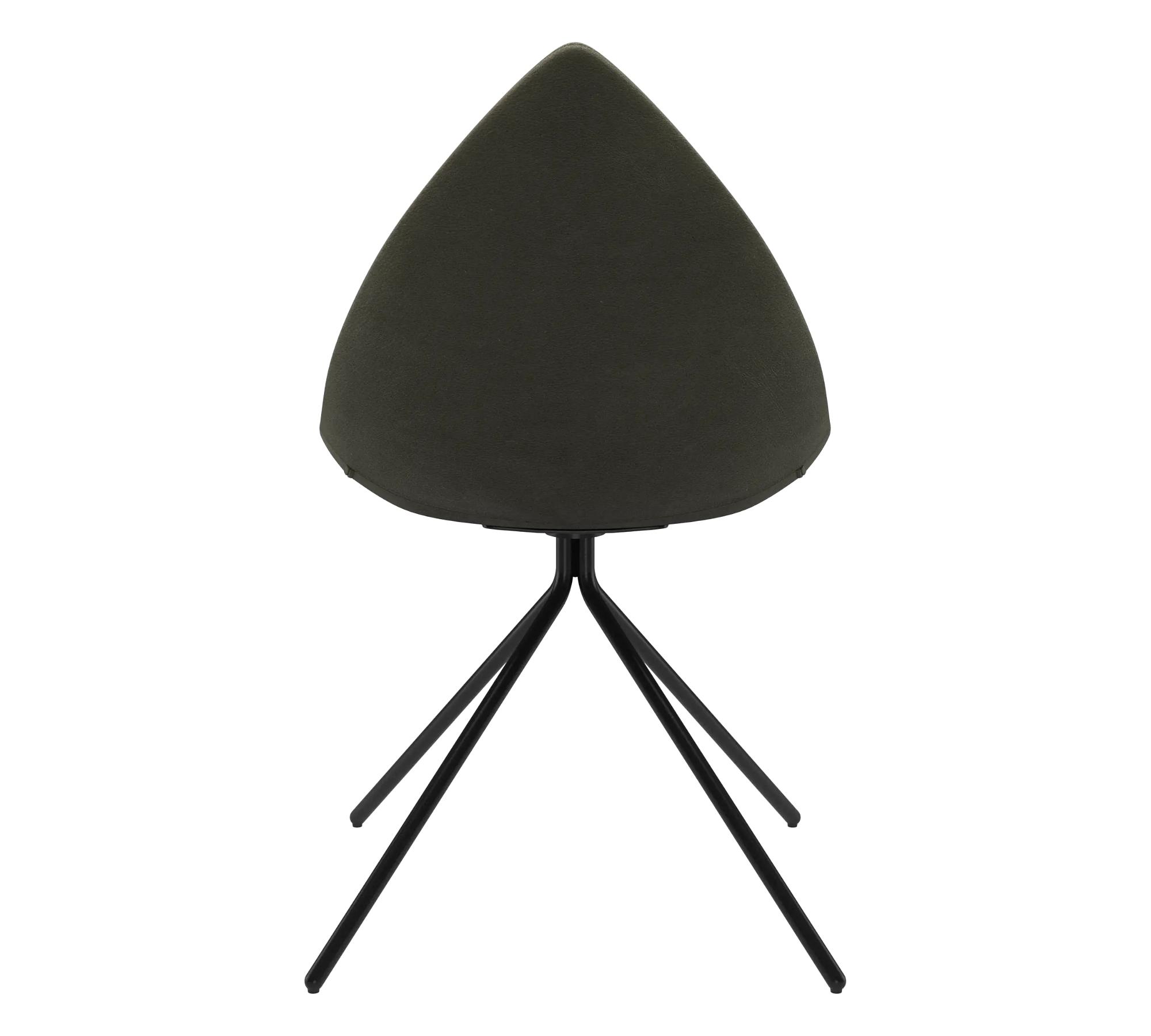 Ottawa dining chair York leather olive green 3