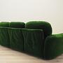3-Sitzer Sofa Velours Grün 1970er Jahre 6