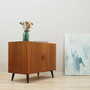 Vintage cabinet walnut brown 1960s 4