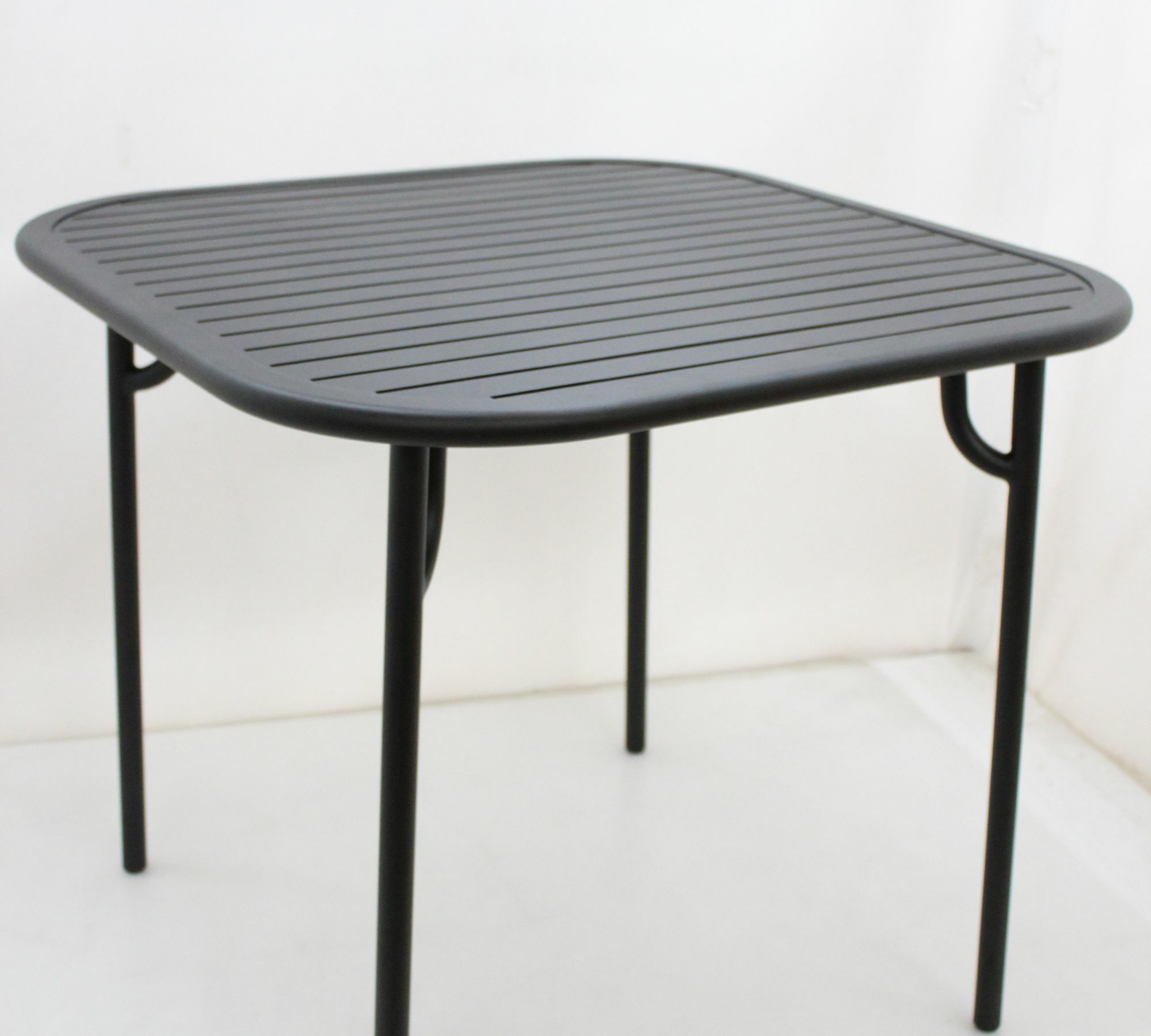 Week-End Gartentisch 85x85cm Schwarz 1