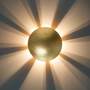 1-Flamed Wall Lamp Iron Gold 1