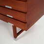 Desk Teak Brown 1970s 9