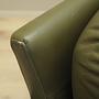 Sofa Leder Grün 1970er Jahre 8