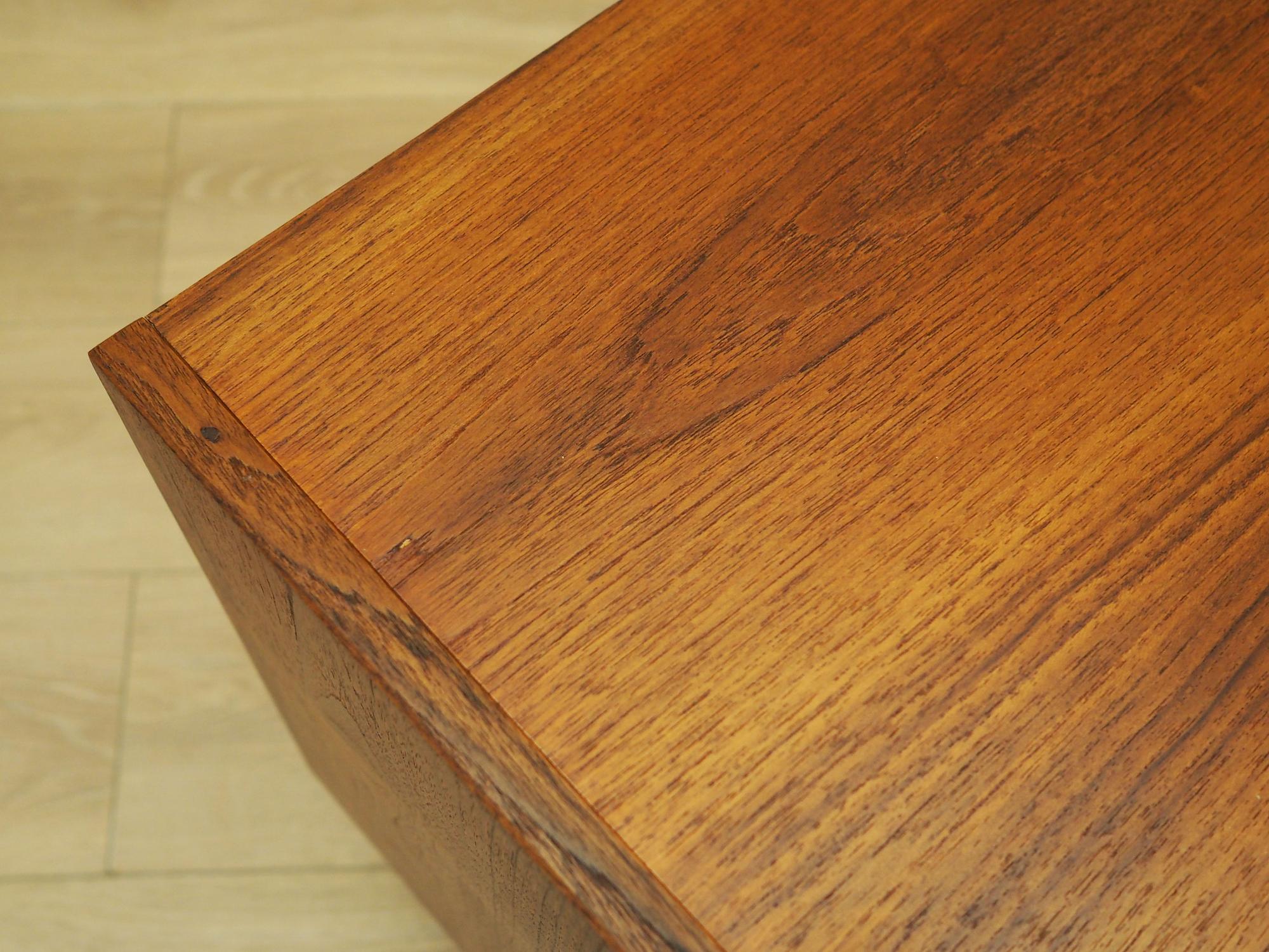 Chest of drawers Teak wood 1960s 6