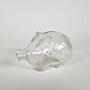 Vintage Sparschwein Glas Transparent 1950er Jahre 1