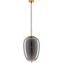 Lato Typ G Pendelleuchte Rauchglas Aluminium 1-flammig 1