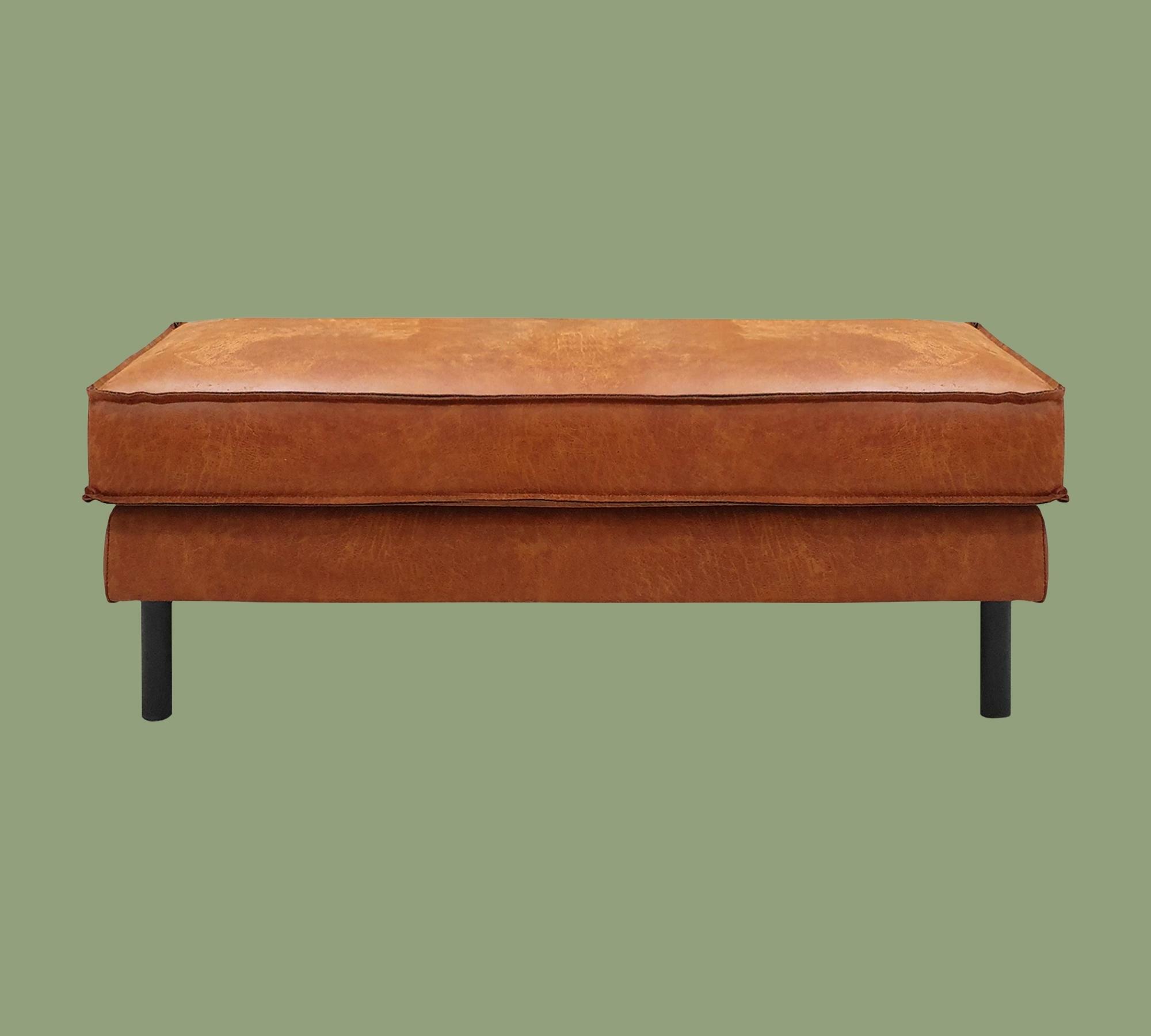 Polsterhocker Fort Dodge Kunstleder Microfaser Yaka: 1