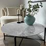 Coffee table HAYESTOWN ceramic marble white 4