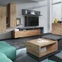 Wandboard Holz Foliert Schwarz 2