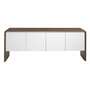 Sideboard Nussbaumholz Weiß 3