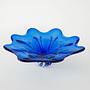 Cobalt-Flower bowl Blue 1970s 4