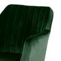 Bürostuhl Drehbar Samt Grün Schwarz 5