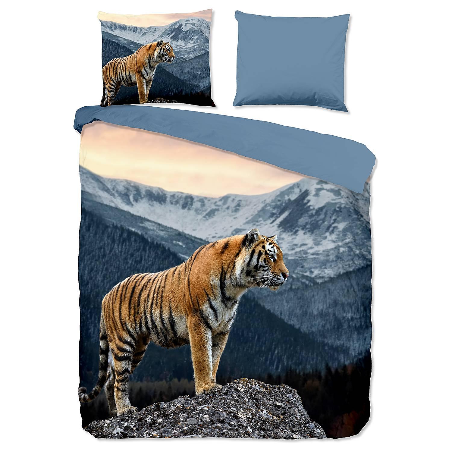 Sky Bettwäsche Set Microfaser Blau 200x240 2x Kissen 70x60 0