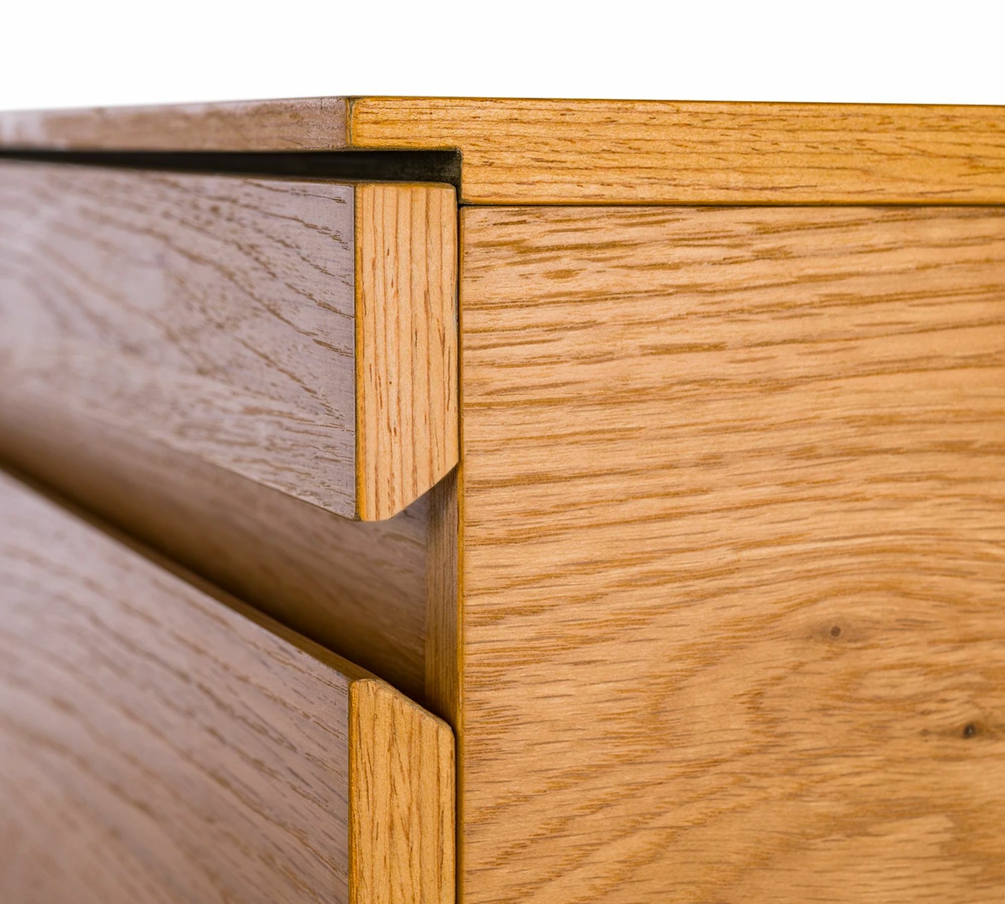 Waschbeckenunterschrank Stahl Holz Eiche 1