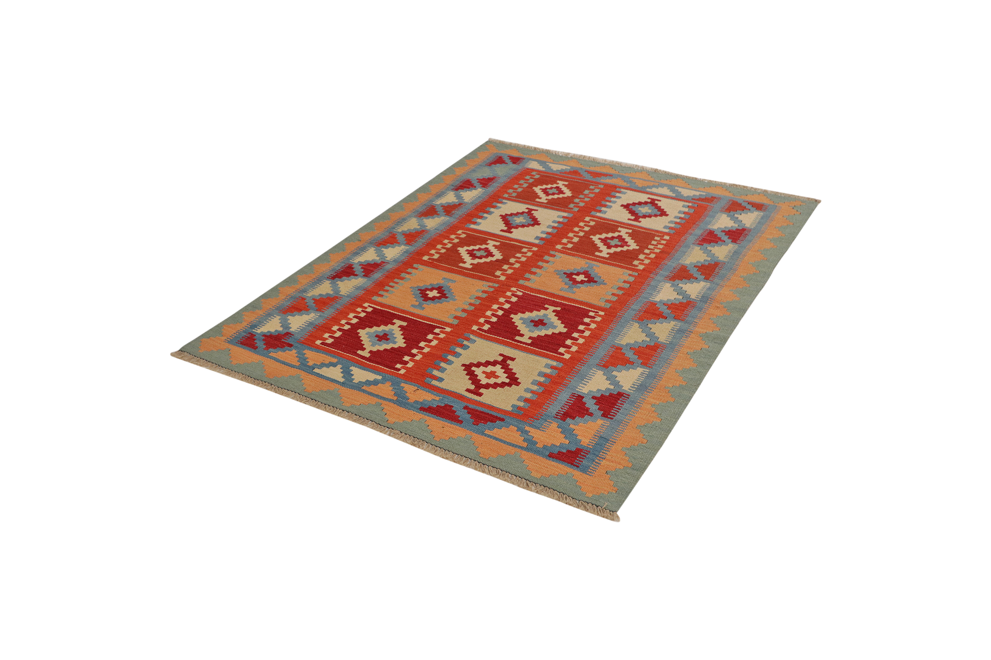 Kilim Gashgai Teppich Mehrfarbig 3
