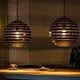 Pendant lamp Metal Black 1