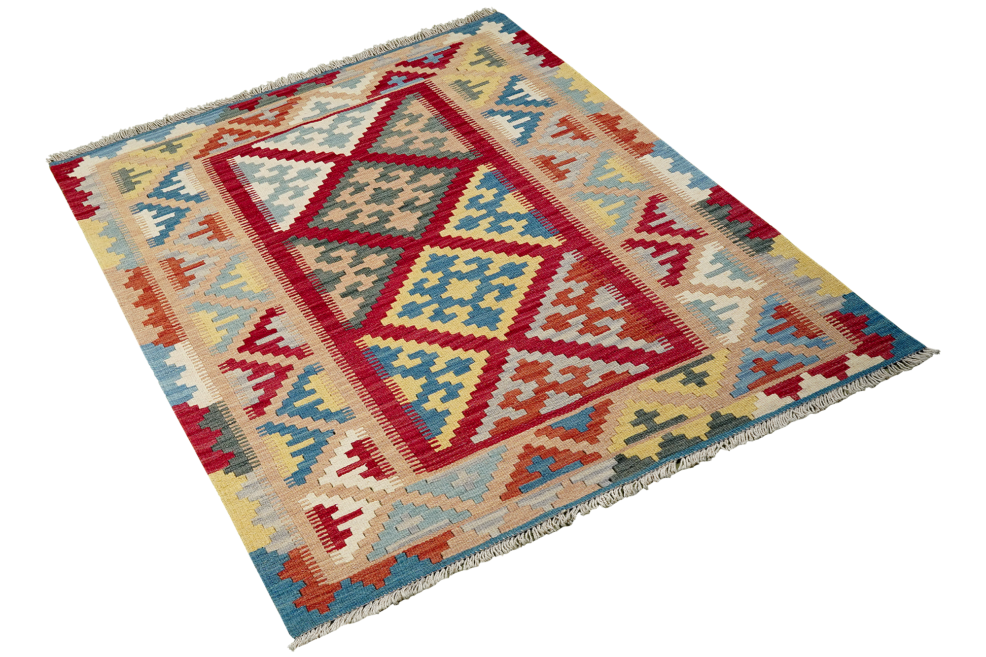 Kilim Gashgai Teppich Mehrfarbig 2