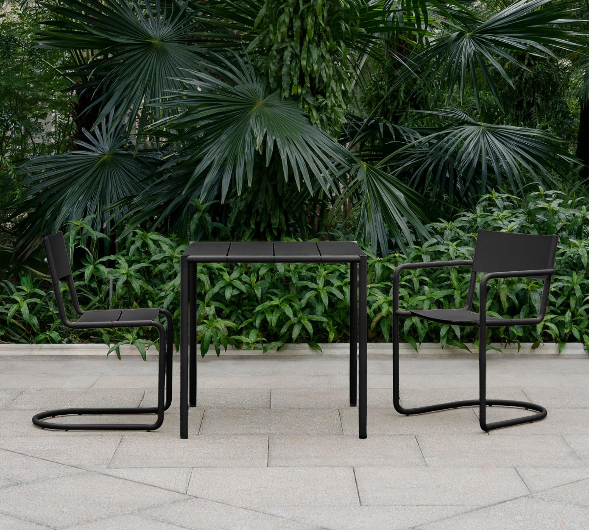 Sine Armlehnstuhl Stapelbar Schwarz 4