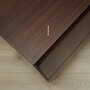 Vintage dresser mahogany brown 1970s 8