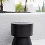 Der Warmi Hocker Schwarz ø40cm 1