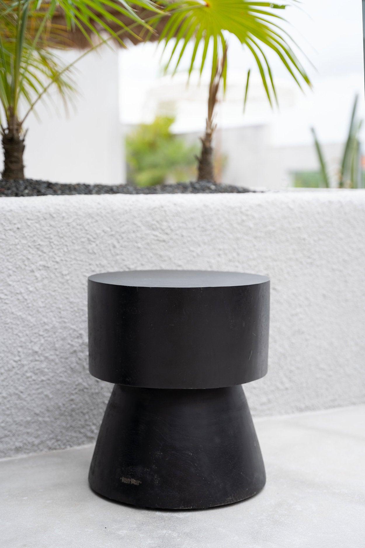 Der Warmi Hocker Schwarz ø40cm 1