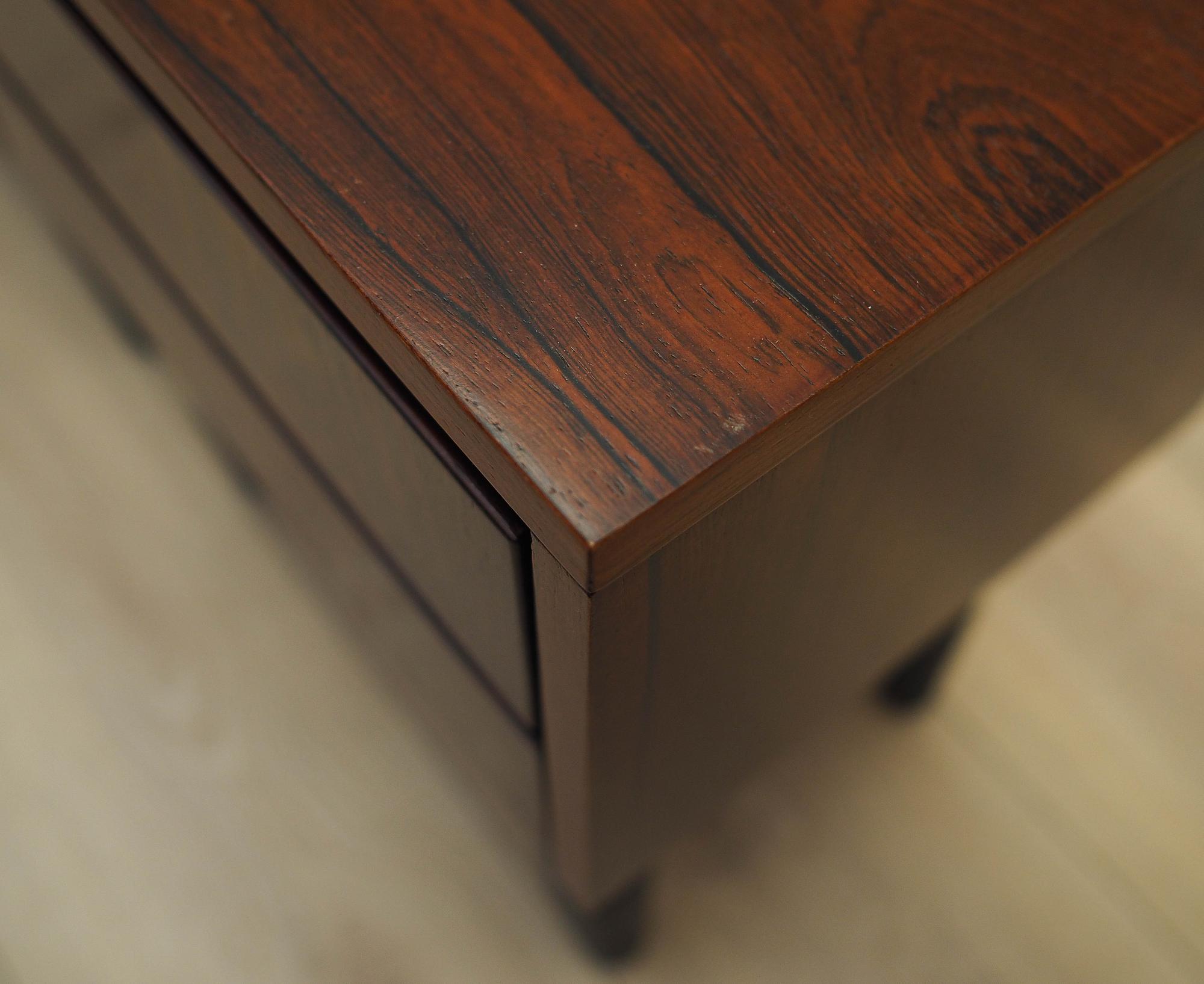 Nachttisch-Set 2-teilig Palisanderholz 1970er Jahre 6