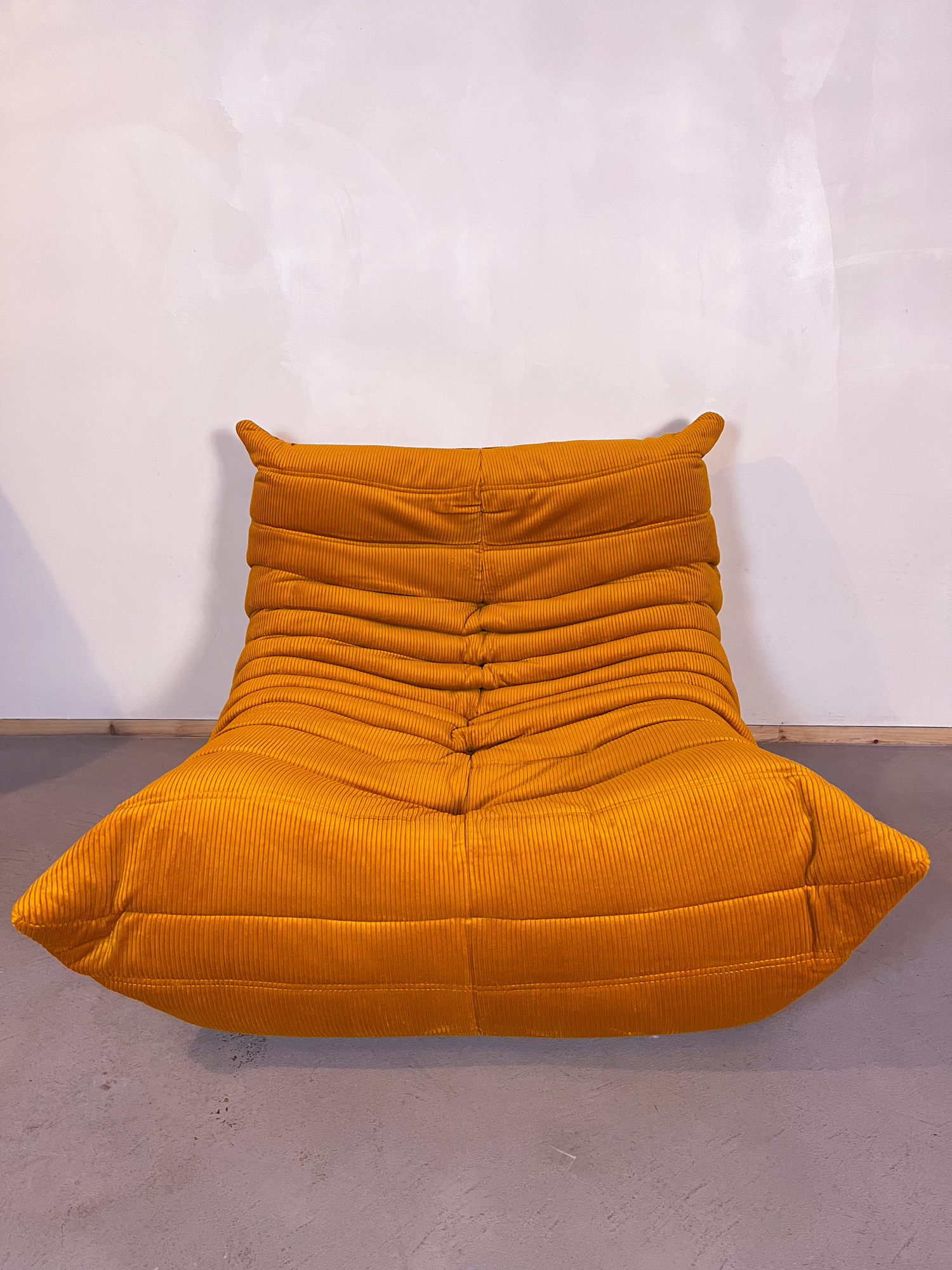 Togo Poltrona Velluto a coste Giallo oro 0