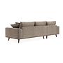 Ecksofa Harper 3-Sitzer Links Hellbraun 7