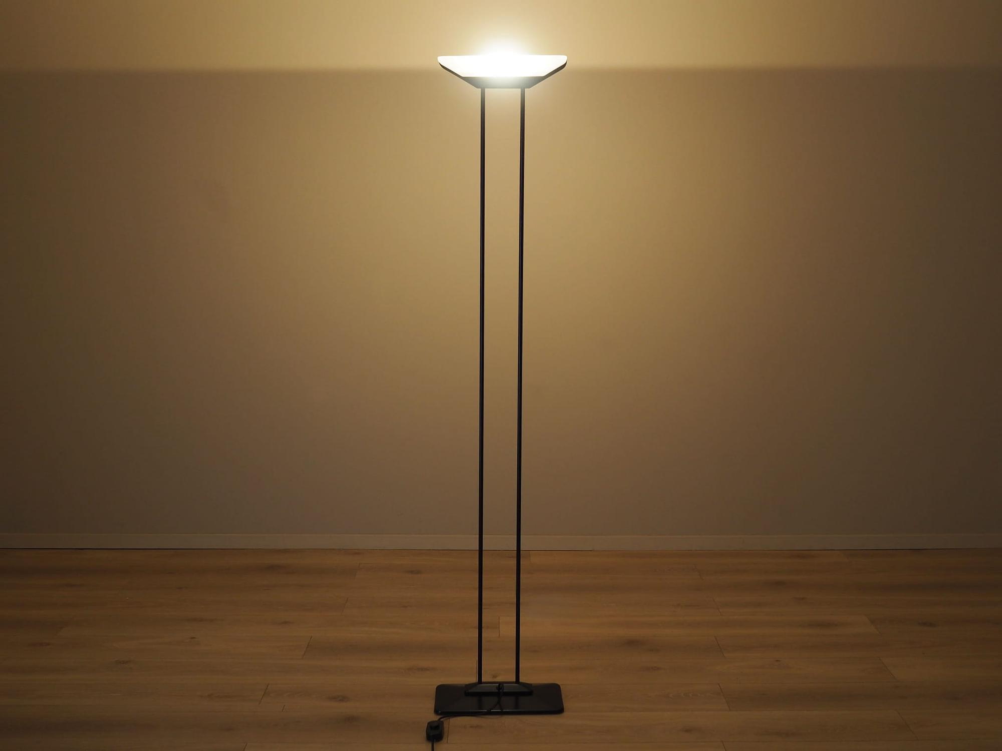 Floor lamp Metal Glass 1970s 9