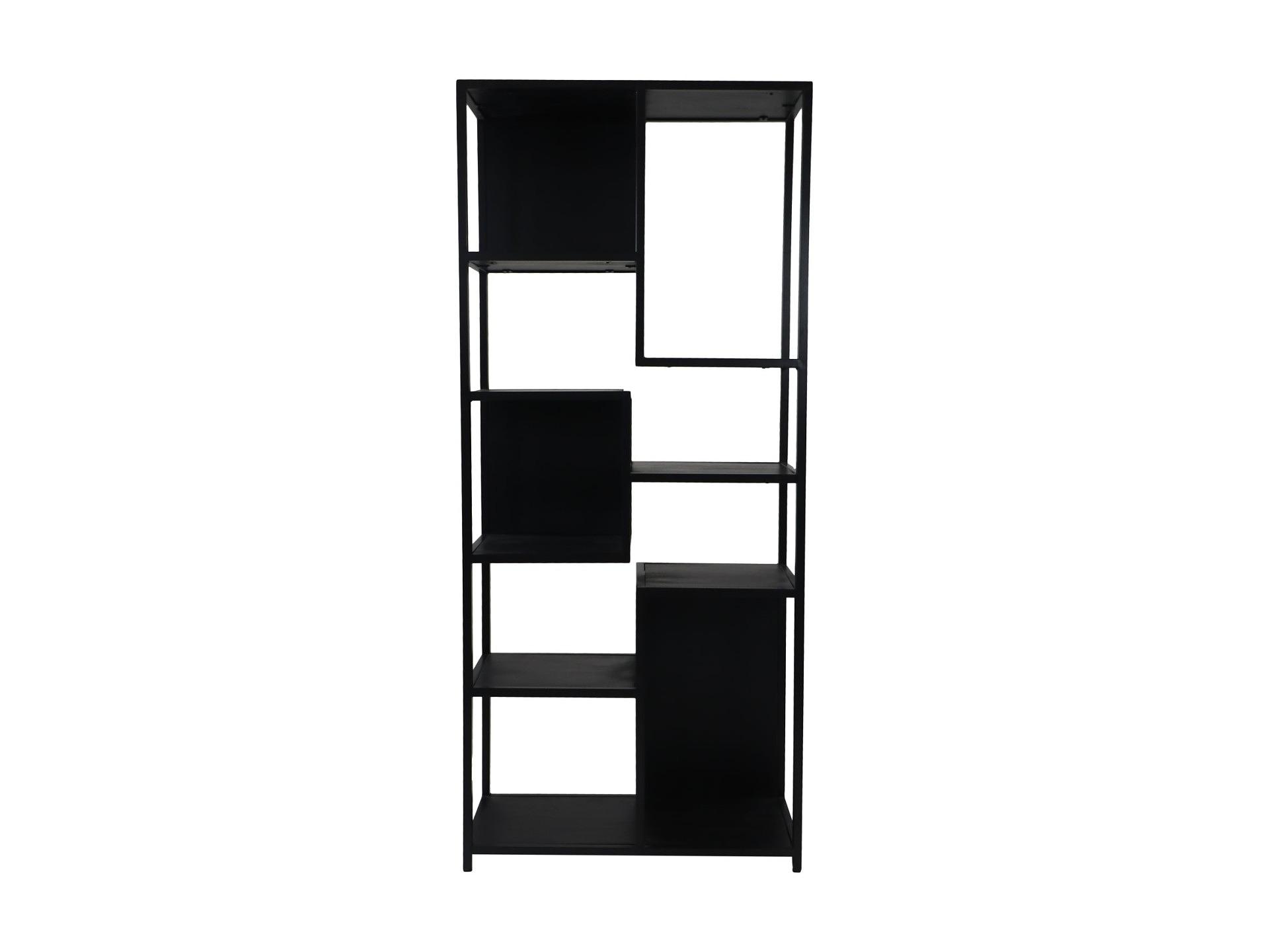 Levels Regal Mangoholz Metall Schwarz 0