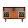 Vintage Bücherregal Holz Braun 1970er Jahre 0