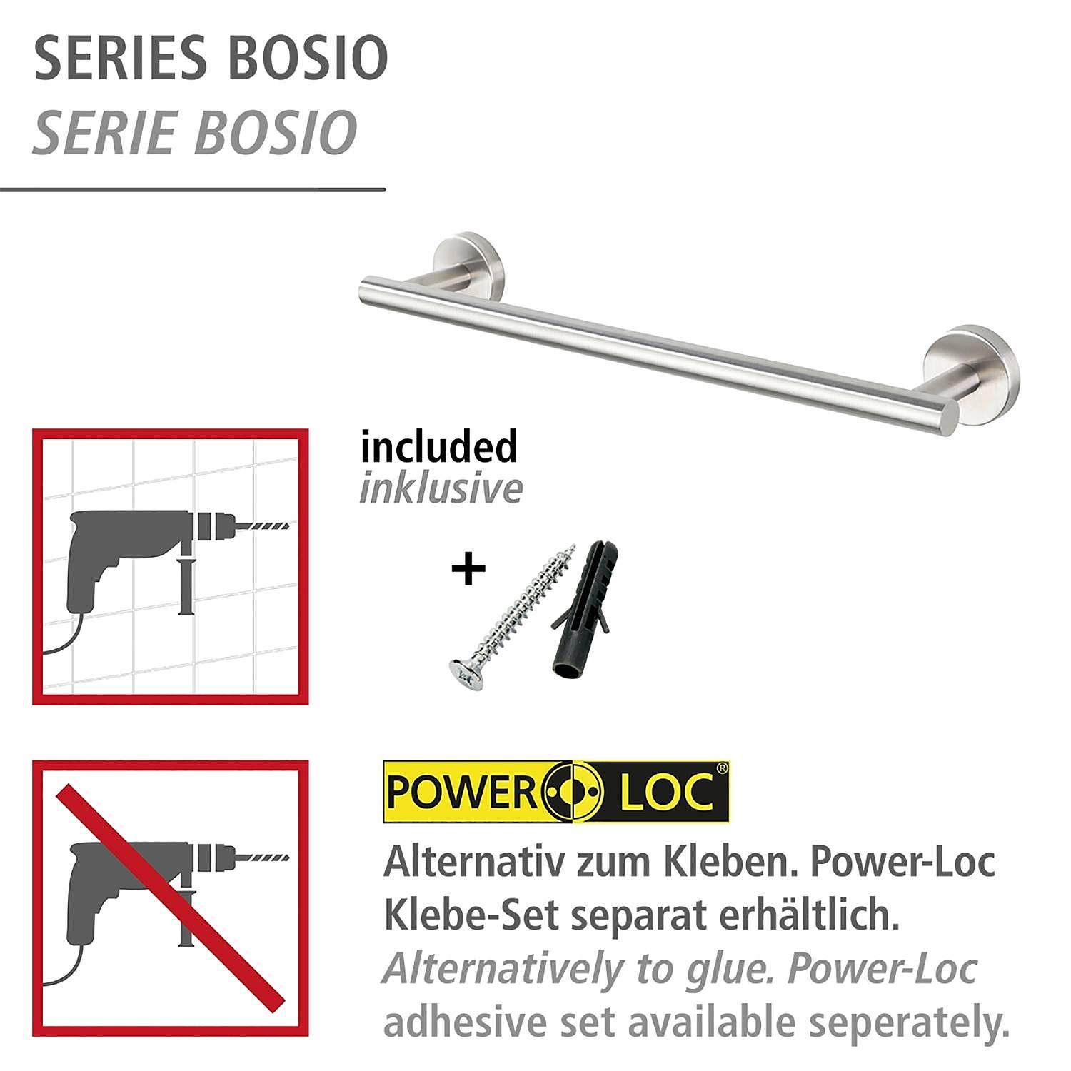 Towel rail Bosio Stainless Steel Matt 1