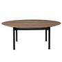 Crawford Coffee Table Walnut Ø 90cm 0