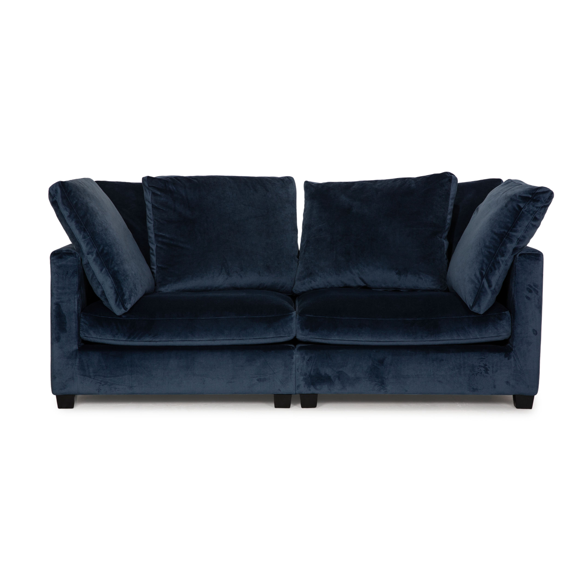 Viking Sofa 2-Sitzer Samt Blau 0