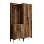 Ana Wardrobe Walnut Brown 120cm x 200cm 4