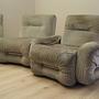 Modulares Sofa Grau 1960er Jahre 5
