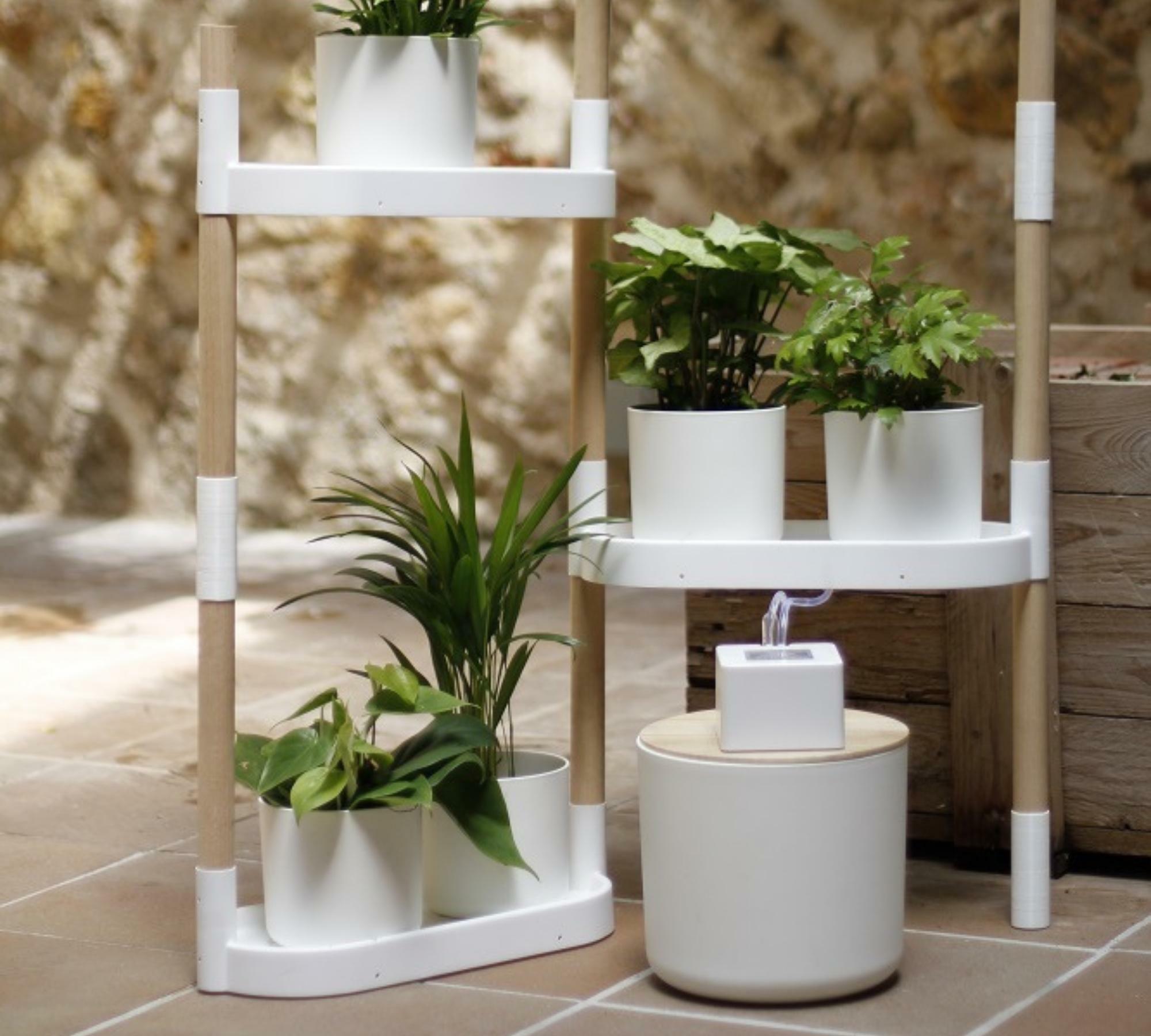 Automatische Tropfbewässerung für Pflanzen Weiß 0