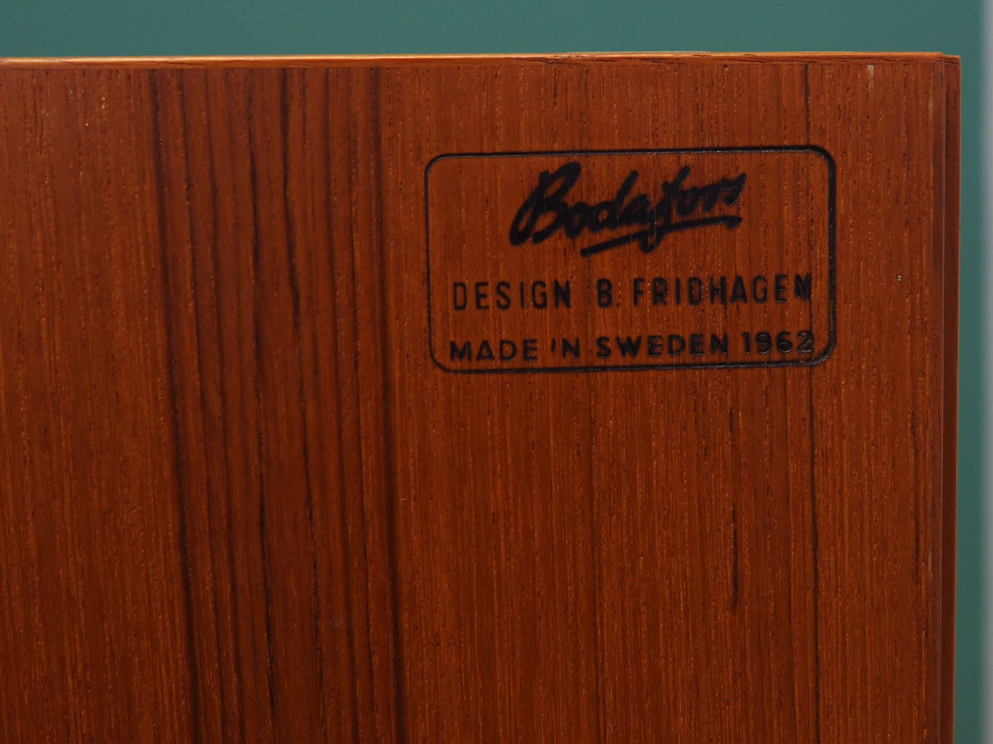 Vintage Schrank Teakholz Braun 1960er Jahre 10
